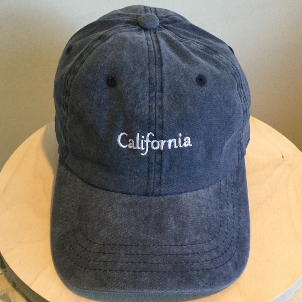 California Washed Blue Adjustable Cap